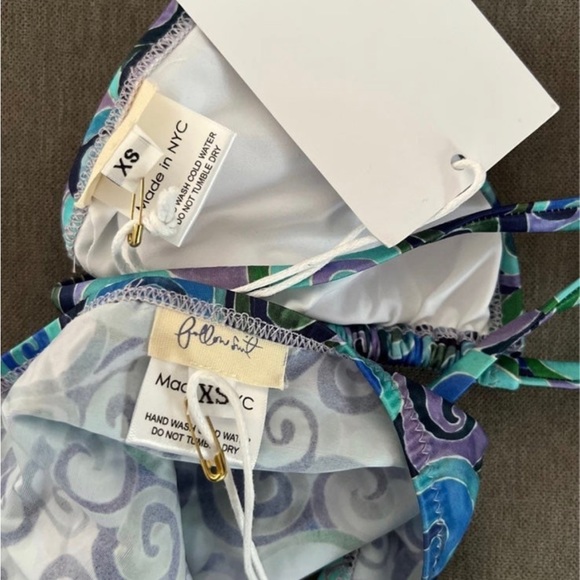 FOLLOW SUIT Marie Bikini Top & Bottom, Psychedelic XS with tags FINAL OFFER!! - Picture 8 of 10